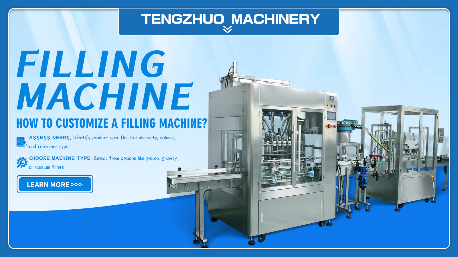 mais recente caso da empresa sobre Como posso personalizar a máquina de enchimento da Tengzhuo Machinery?