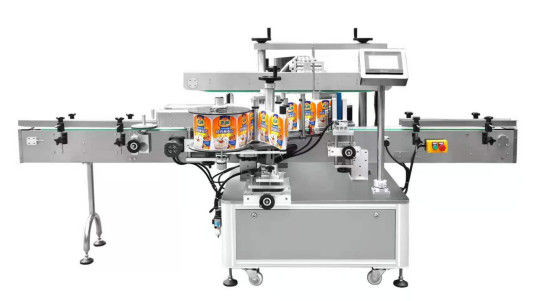 PLC Control 25m/Min Round Flat Bottle Labelling Machine