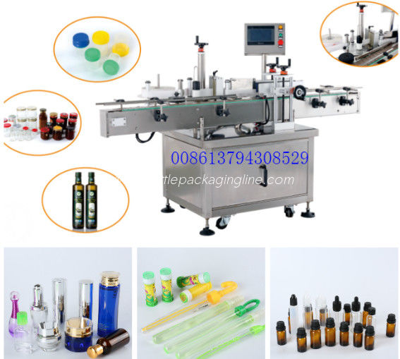 Full Automatic Sticker Labelling Machine 60-100 Bottle / Min Capacity