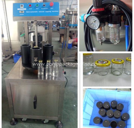 Auto Bottle Filling Line High Vacuum Liquid Filling And Capping Machine